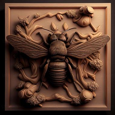 3D модель Osmia uncinata (STL)